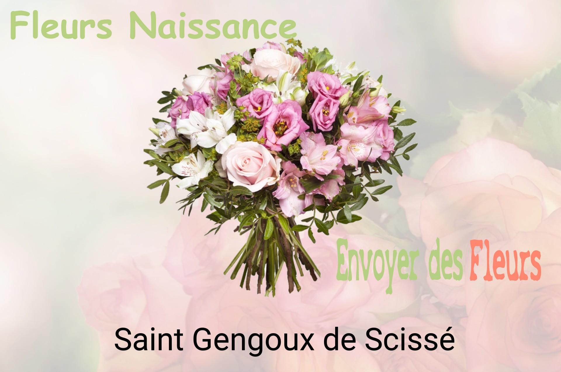Bouquet de fleurs de naissance livré à Saint-Gengoux-de-Scissé